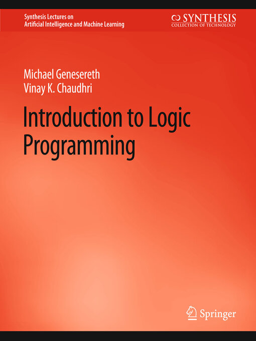 Cover image for Introduction to Logic Programming